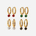 Wholesale red stainless steel earrings JDC-ES-JD236 Earrings 杰鼎 Wholesale Jewelry JoyasDeChina Joyas De China
