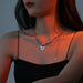 Wholesale Reflective Pearl Stainless Steel Necklace JDC-NE-RXSFL011 Necklaces 尚芙乐 Wholesale Jewelry JoyasDeChina Joyas De China