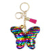 Wholesale reflective Sequin butterfly keychains JDC-KC-YD028 Keychains 帝雁 Color Wholesale Jewelry JoyasDeChina Joyas De China