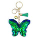 Wholesale reflective Sequin butterfly keychains JDC-KC-YD028 Keychains 帝雁 Green Wholesale Jewelry JoyasDeChina Joyas De China