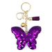 Wholesale reflective Sequin butterfly keychains JDC-KC-YD028 Keychains 帝雁 purple Wholesale Jewelry JoyasDeChina Joyas De China