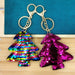 Wholesale reflective Sequin Christmas tree keychains JDC-KC-YD024 Keychains 帝雁 Wholesale Jewelry JoyasDeChina Joyas De China