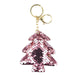 Wholesale reflective Sequin Christmas tree keychains JDC-KC-YD024 Keychains 帝雁 Wholesale Jewelry JoyasDeChina Joyas De China