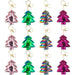 Wholesale reflective Sequin Christmas tree keychains JDC-KC-YD024 Keychains 帝雁 random gold Wholesale Jewelry JoyasDeChina Joyas De China