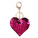 Wholesale Reflective Sequins Heart Keychain JDC-KC-PRY007 Keychains 彭日耀 Wholesale Jewelry JoyasDeChina Joyas De China