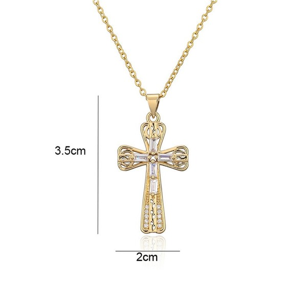 Bulk Jewelry Wholesale Religious cross pendant necklace JDC-ag137 Wholesale factory from China YIWU China