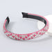 Wholesale resin acrylic geometric headband JDC-HD-JL009 Headband JoyasDeChina rose red Wholesale Jewelry JoyasDeChina Joyas De China
