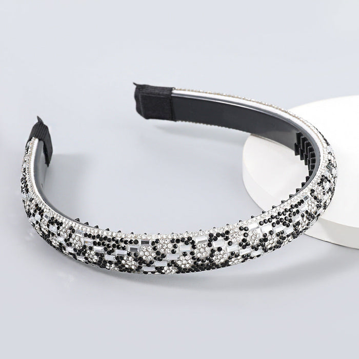 Wholesale resin acrylic geometric headband JDC-HD-JL009 Headband JoyasDeChina white Wholesale Jewelry JoyasDeChina Joyas De China