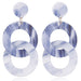Wholesale Resin Acrylic Hoop Chain Earrings JDC-ES-JuF001 Earrings 巨发 Wholesale Jewelry JoyasDeChina Joyas De China