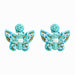 Wholesale Resin Bead Butterfly Earrings JDC-ES-JQ184 Earrings JoyasDeChina blue Wholesale Jewelry JoyasDeChina Joyas De China