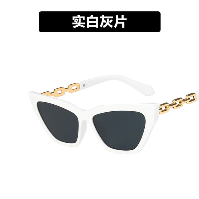 Wholesale resin black sunglasses JDC-SG-KD108 Sunglasses çæ¶Ü Solid white ash Metal hinge Wholesale Jewelry JoyasDeChina Joyas De China