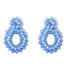Wholesale resin Blue Earrings JDC-ES-AS032 Earrings 翱?N Blue Wholesale Jewelry JoyasDeChina Joyas De China