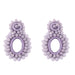 Wholesale resin Blue Earrings JDC-ES-AS032 Earrings 翱?N Purple Wholesale Jewelry JoyasDeChina Joyas De China