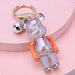 Wholesale resin bubble bear keychain JDC-KC-WS063 Keychains 围颂 gray Wholesale Jewelry JoyasDeChina Joyas De China