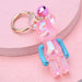 Wholesale resin bubble bear keychain JDC-KC-WS063 Keychains 围颂 pink Wholesale Jewelry JoyasDeChina Joyas De China