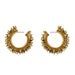 Wholesale resin C-shaped black Earrings JDC-ES-AS049 Earrings 翱?N golden Wholesale Jewelry JoyasDeChina Joyas De China