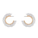 Wholesale resin C-shaped black Earrings JDC-ES-AS049 Earrings 翱?N white Wholesale Jewelry JoyasDeChina Joyas De China
