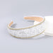 Wholesale resin color acrylic broad-brimmed headband JDC-HD-JL019 Headband JoyasDeChina white Wholesale Jewelry JoyasDeChina Joyas De China