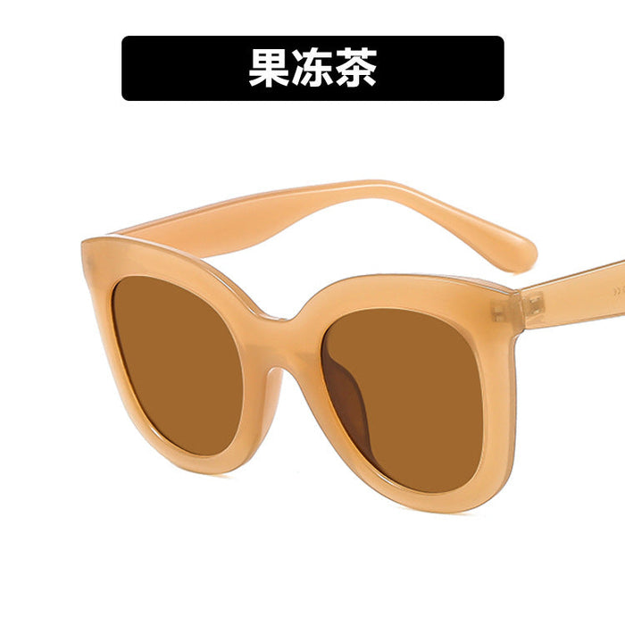 Wholesale resin concave Sunglasses JDC-SG-KD084 SunGlasses çæ¶Ü Jelly tea as figure Wholesale Jewelry JoyasDeChina Joyas De China