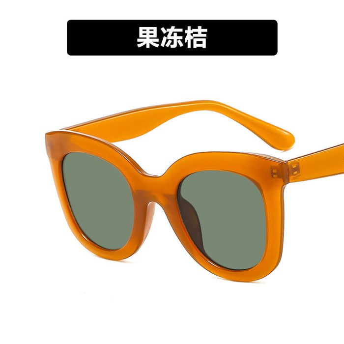 Wholesale resin concave Sunglasses JDC-SG-KD084 SunGlasses çæ¶Ü orange as figure Wholesale Jewelry JoyasDeChina Joyas De China