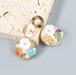 Wholesale resin flower alloy earrings JDC-ES-JL022 Earrings JoyasDeChina Wholesale Jewelry JoyasDeChina Joyas De China