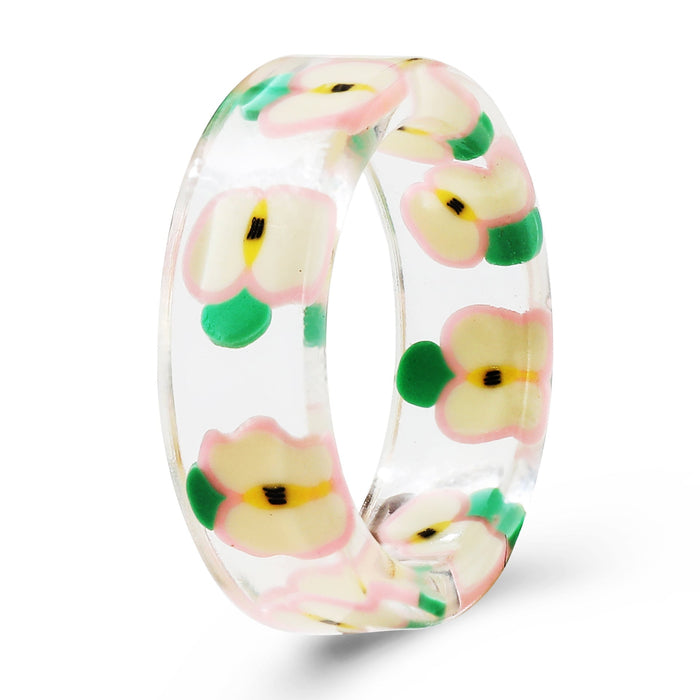 Wholesale Resin Fruit Rings JDC-RS-F108 Rings 韩之尚 5342311 / Wholesale Jewelry JoyasDeChina Joyas De China