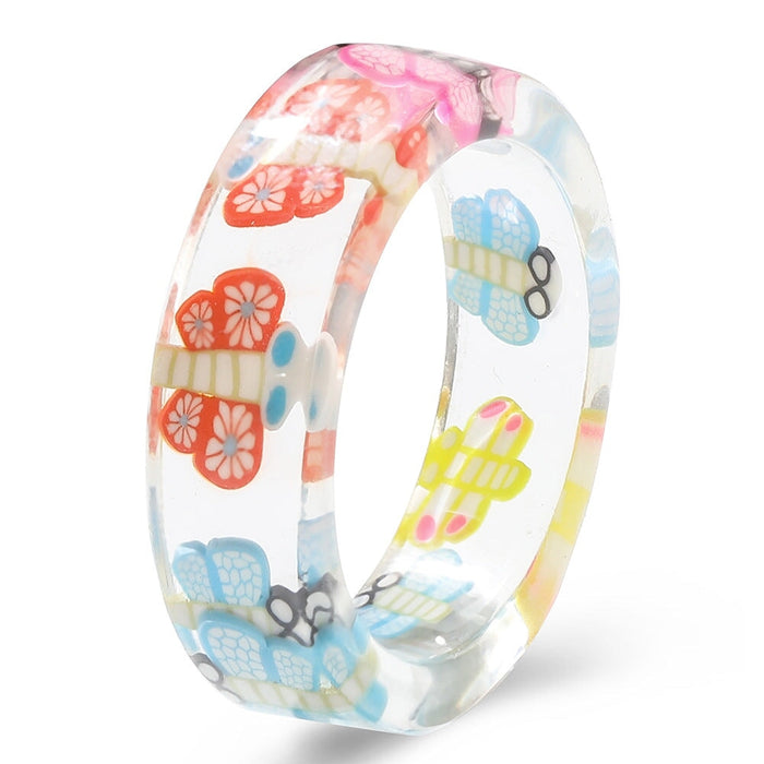 Wholesale Resin Fruit Rings JDC-RS-F108 Rings 韩之尚 Wholesale Jewelry JoyasDeChina Joyas De China