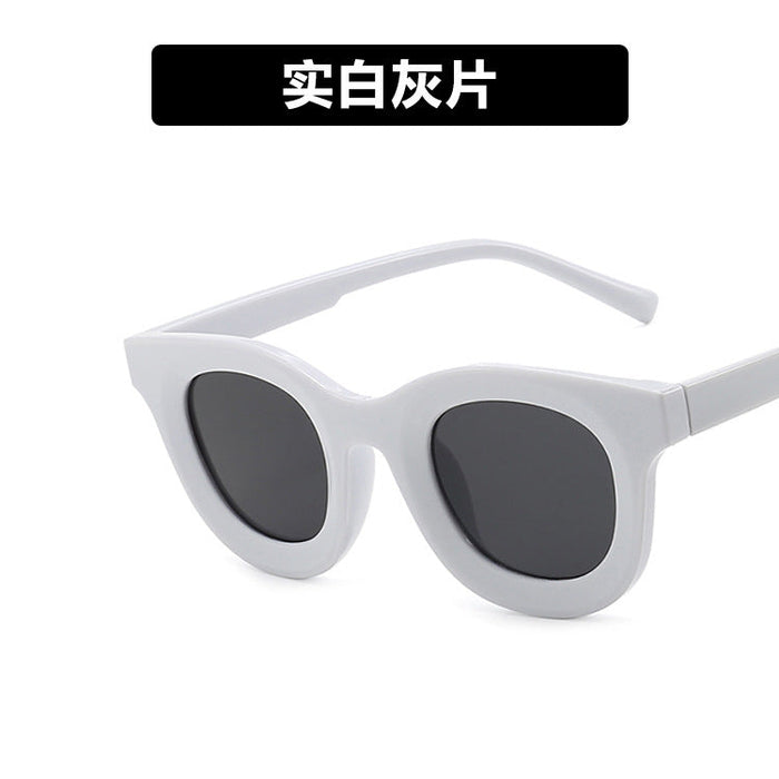 Wholesale resin lens PC concave sunglasses JDC-SG-GSKD032 Sunglasses JoyasDeChina White grey As shown Wholesale Jewelry JoyasDeChina Joyas De China