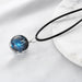 Wholesale Resin Luminous Twelve Constellation Couple Necklaces JDC-NE-Sideng002 Necklaces 思登 mojie9177 Wholesale Jewelry JoyasDeChina Joyas De China