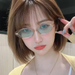 Bulk Jewelry Wholesale resin nail oval net red tide Sunglasses JDC-SG-KD034 Wholesale factory from China YIWU China