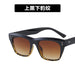 Bulk Jewelry Wholesale Resin Nail Square Narrow Frame Sunglasses JDC-SG-KD027 Wholesale factory from China YIWU China