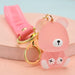 Wholesale Resin Palm Bear Cute Keychain JDC-KC-WS085 Keychains 围颂 pink Wholesale Jewelry JoyasDeChina Joyas De China