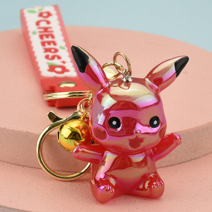Wholesale resin Pikachu keychain JDC-KC-WS083 Keychains 围颂 red Wholesale Jewelry JoyasDeChina Joyas De China