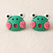 Wholesale Resin Plastic Frog Earrings JDC-ES-NZ053 Earrings 奈珠 Wholesale Jewelry JoyasDeChina Joyas De China