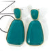 Wholesale Resin Plastic Geometric Shape Earrings JDC-ES-SK020 Earrings 深刻 orange 1 Wholesale Jewelry JoyasDeChina Joyas De China