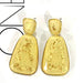 Wholesale Resin Plastic Geometric Shape Earrings JDC-ES-SK020 Earrings 深刻 royal blue Wholesale Jewelry JoyasDeChina Joyas De China