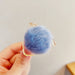 Wholesale resin plush ball hairpin JDC-HC-i333 Hair Clips JoyasDeChina 2# blue Wholesale Jewelry JoyasDeChina Joyas De China