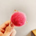 Wholesale resin plush ball hairpin JDC-HC-i333 Hair Clips JoyasDeChina 8# pink Wholesale Jewelry JoyasDeChina Joyas De China