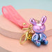 Wholesale resin rabbit keychain JDC-KC-WS089 Keychains 围颂 Wholesale Jewelry JoyasDeChina Joyas De China