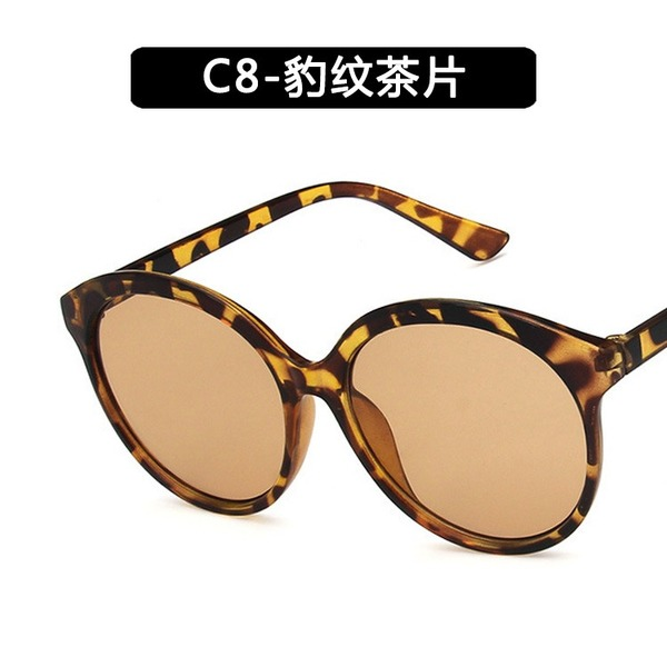 Bulk Jewelry Wholesale Resin Round Frame Candy Trendy Hip-Hop Ocean Film Sunglasses JDC-SG-KD035 Wholesale factory from China YIWU China