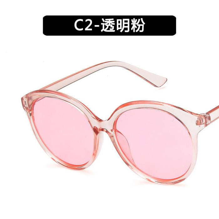 Bulk Jewelry Wholesale Resin Round Frame Candy Trendy Hip-Hop Ocean Film Sunglasses JDC-SG-KD035 Wholesale factory from China YIWU China
