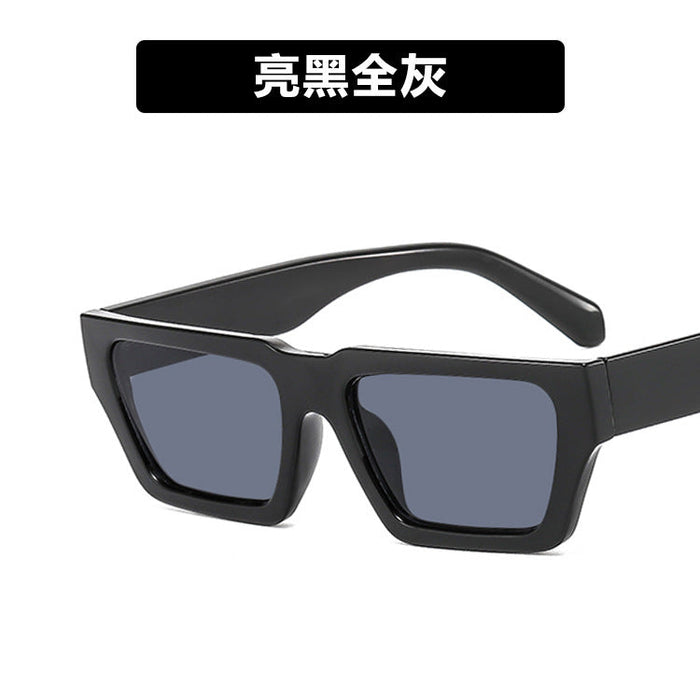 Wholesale resin small frame black sunglasses JDC-SG-KD082 SunGlasses çæ¶Ü 4 Metal hinge Wholesale Jewelry JoyasDeChina Joyas De China