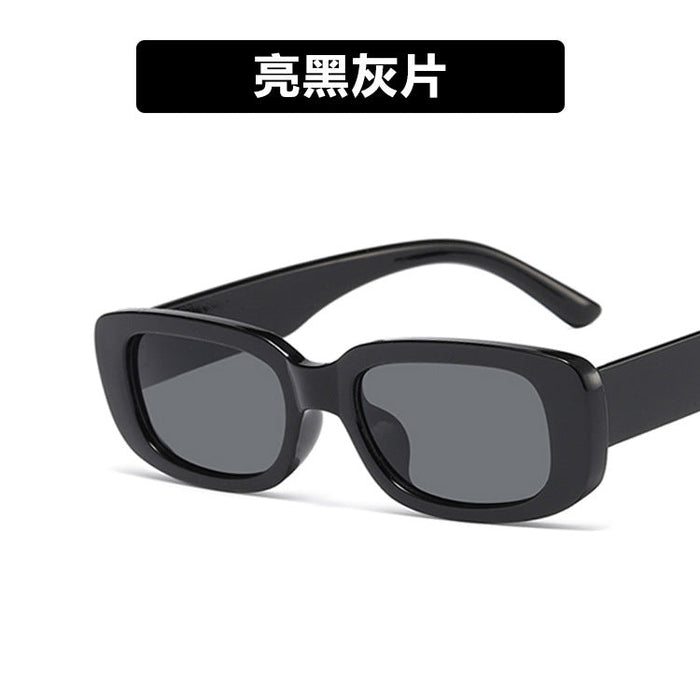 Wholesale resin square Sunglasses JDC-SG-KD093 SunGlasses çæ¶Ü bright black as figure Wholesale Jewelry JoyasDeChina Joyas De China