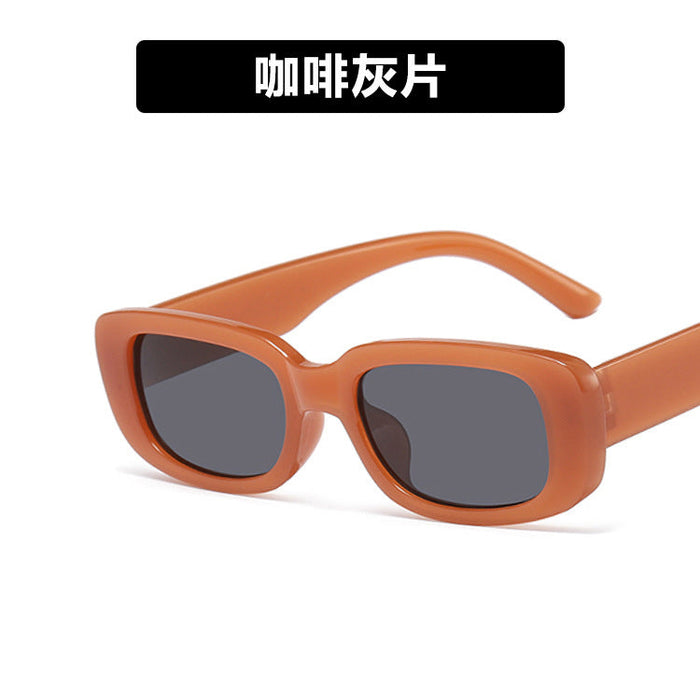 Wholesale resin square Sunglasses JDC-SG-KD093 SunGlasses çæ¶Ü Coffee as figure Wholesale Jewelry JoyasDeChina Joyas De China