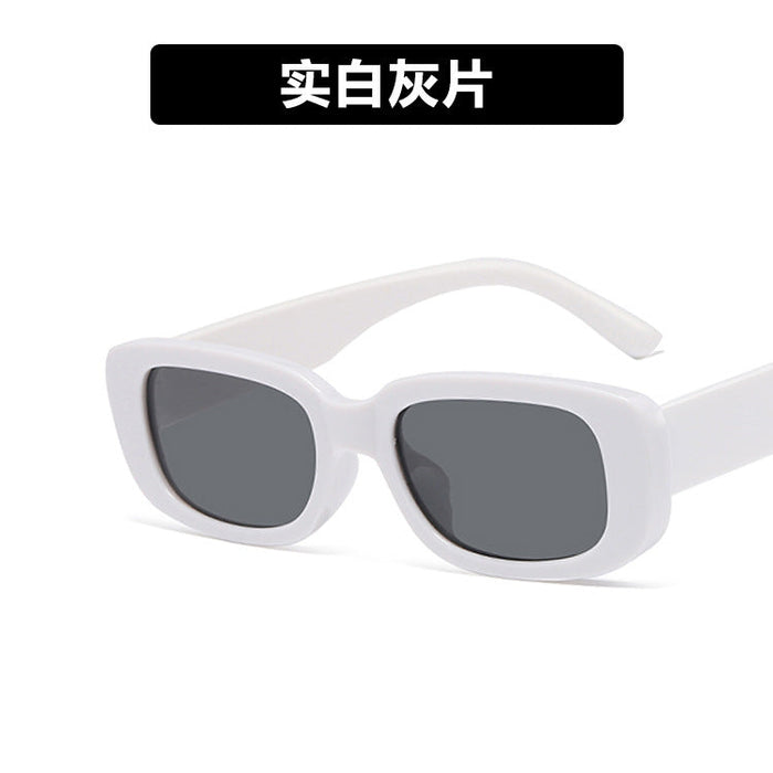 Wholesale resin square Sunglasses JDC-SG-KD093 SunGlasses çæ¶Ü white1 as figure Wholesale Jewelry JoyasDeChina Joyas De China