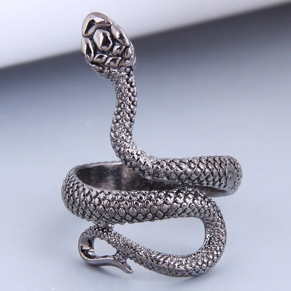 Wholesale retro auspicious snake temperament ring JDC-RS-WY110 Rings JoyasDeChina Wholesale Jewelry JoyasDeChina Joyas De China