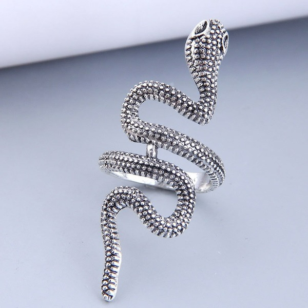 Wholesale retro auspicious snake temperament ring JDC-RS-WY110 Rings JoyasDeChina Wholesale Jewelry JoyasDeChina Joyas De China