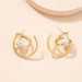 Bulk Jewelry Wholesale retro design pearl earrings  JDC-ES-AYN012 Wholesale factory from China YIWU China