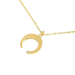 Wholesale retro simple crescent Necklace JDC-NE-A414 NECKLACE JoyasDeChina Wholesale Jewelry JoyasDeChina Joyas De China