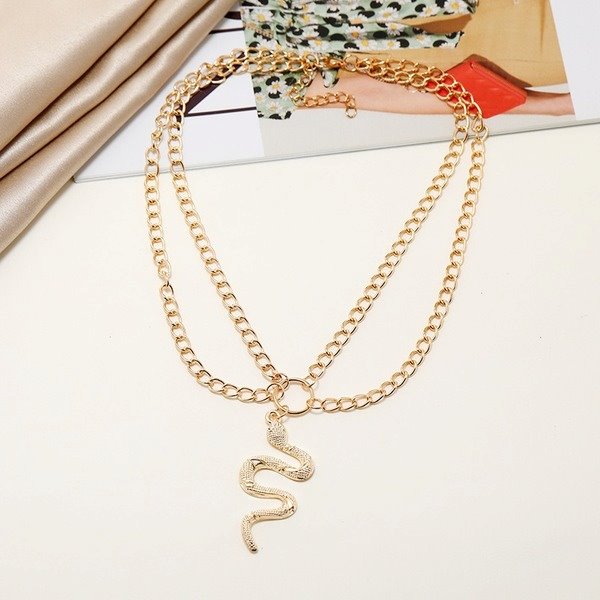 Wholesale retro simple personality alloy Necklaces JDC-NE-SF097 Necklaces 少峰 Wholesale Jewelry JoyasDeChina Joyas De China